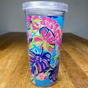 LILLY PULITZER Tumbler  COLORFUL Exotic Garden